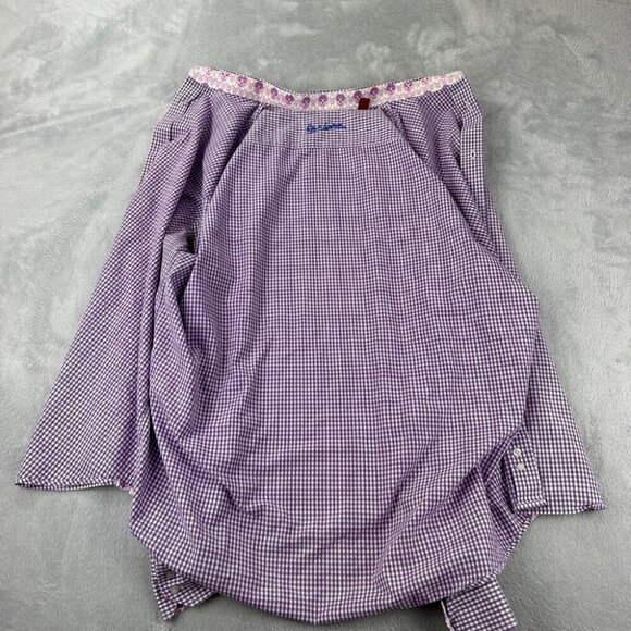 Robert Graham Long Sleeve Squared Pattern Dress Up Men’s Size 44 (XL) - Picture 13 of 13